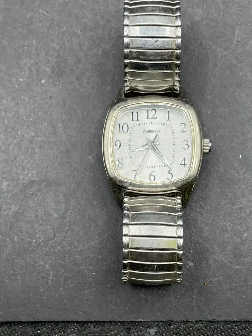 Vintage Carriage by Timex Women's Watch Stretch Band Stainless Steel 26mm